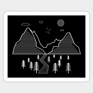 Mountain Scene Magnet